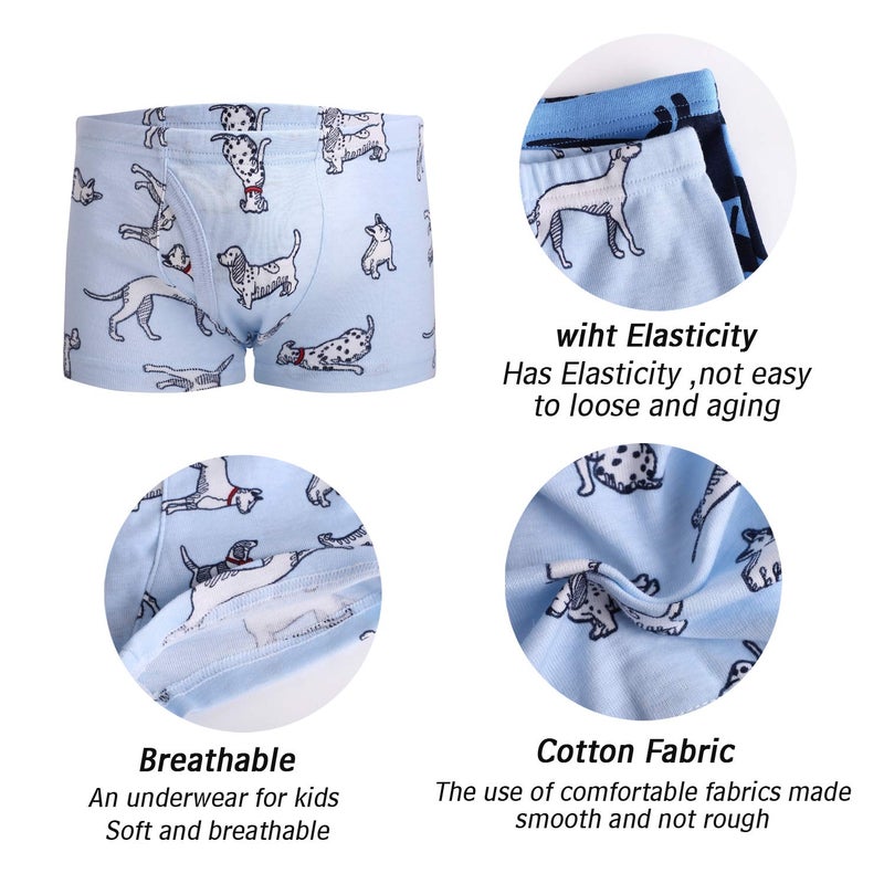 Taxzode Children's underwear, underwear, not worn out; Children's underwear; Boys' underwear; Boys' underwear; 6-Pack Cotton underwear, small boys underwear size 2-3T 3-4T 4-5T 5-6years 7-8years 5-6 years - Image 5